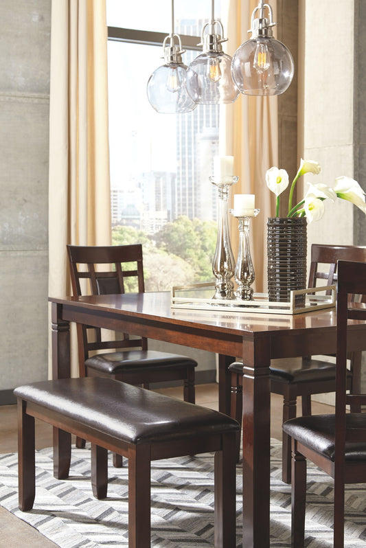 Bennox - Dining Room Table Set (Set of 6) - Brown