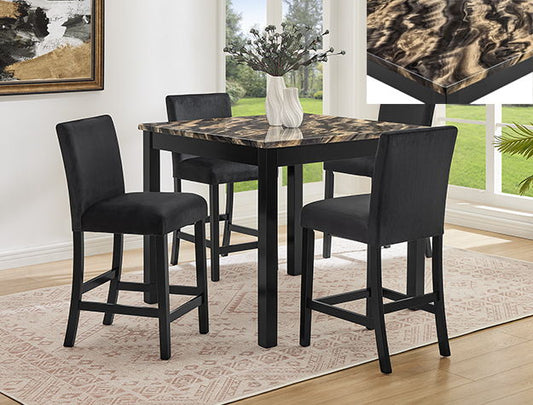 LENNON 5-PK CT SET-FAUX MARBLE GDBK