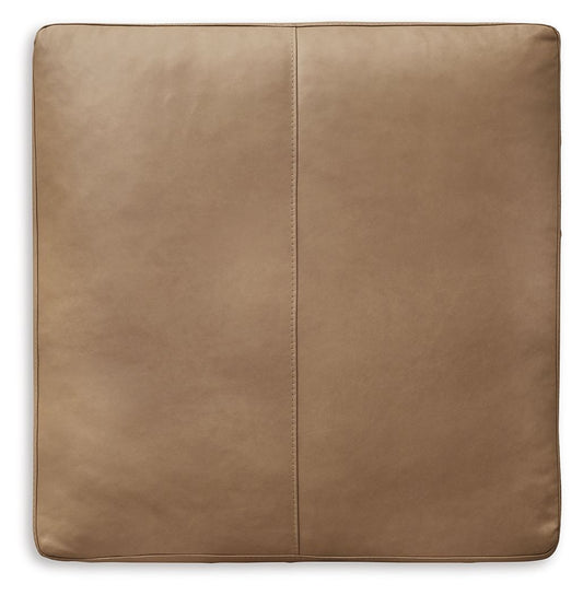 Bandon - Oversized Accent Ottoman - Toffee