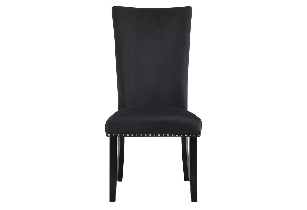 D02/D03 - 5 Piece Dining Room Set (Dining Table And 4 Dining Chairs) - Black
