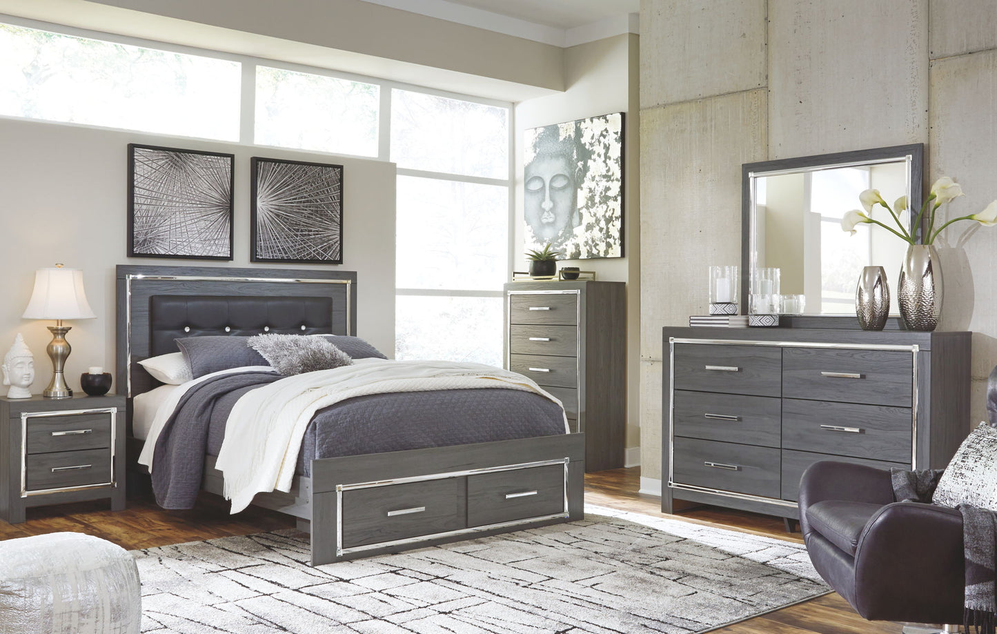 Lodanna - Storage Bed Set
