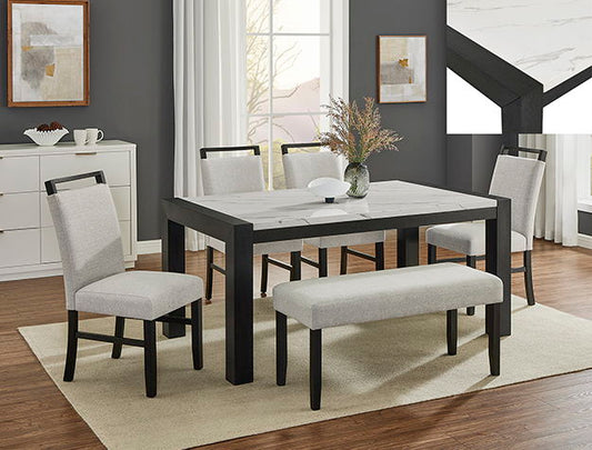 JULES FAUX MARBLE DINING GROUP