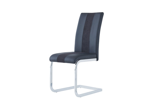 D1628 - 5 Piece Dining Room Set (D1628 Dining Table And 4 D915 Dining Chairs) - Black