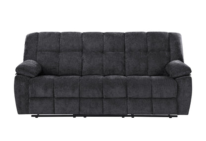 U6000 - Reclining Sofa / Console Reclining Loveseat - Black
