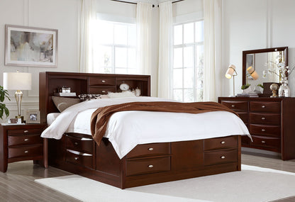 Linda - Nightstand - New Merlot