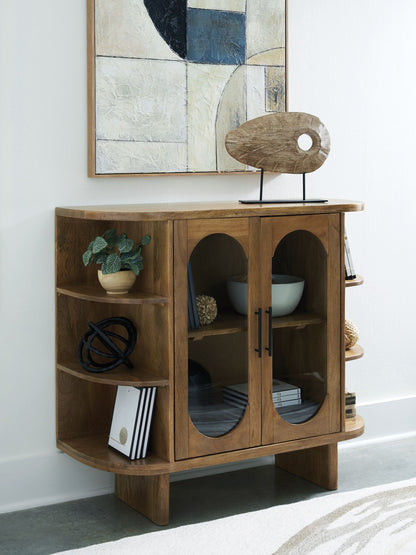 Niall - Accent Cabinet - Light Brown