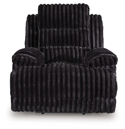Rhine Falls - Zero Wall Power Recliner - Onyx