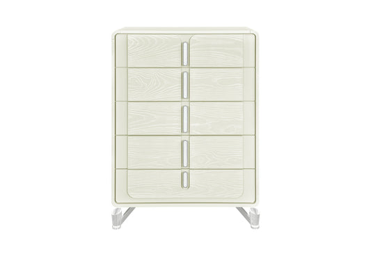 Lyra - 5 Piece King Bedroom Set - Beige