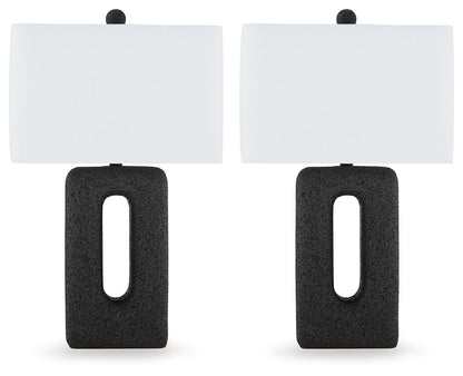 Wimmings - Poly Table Lamp (Set of 2) - Black