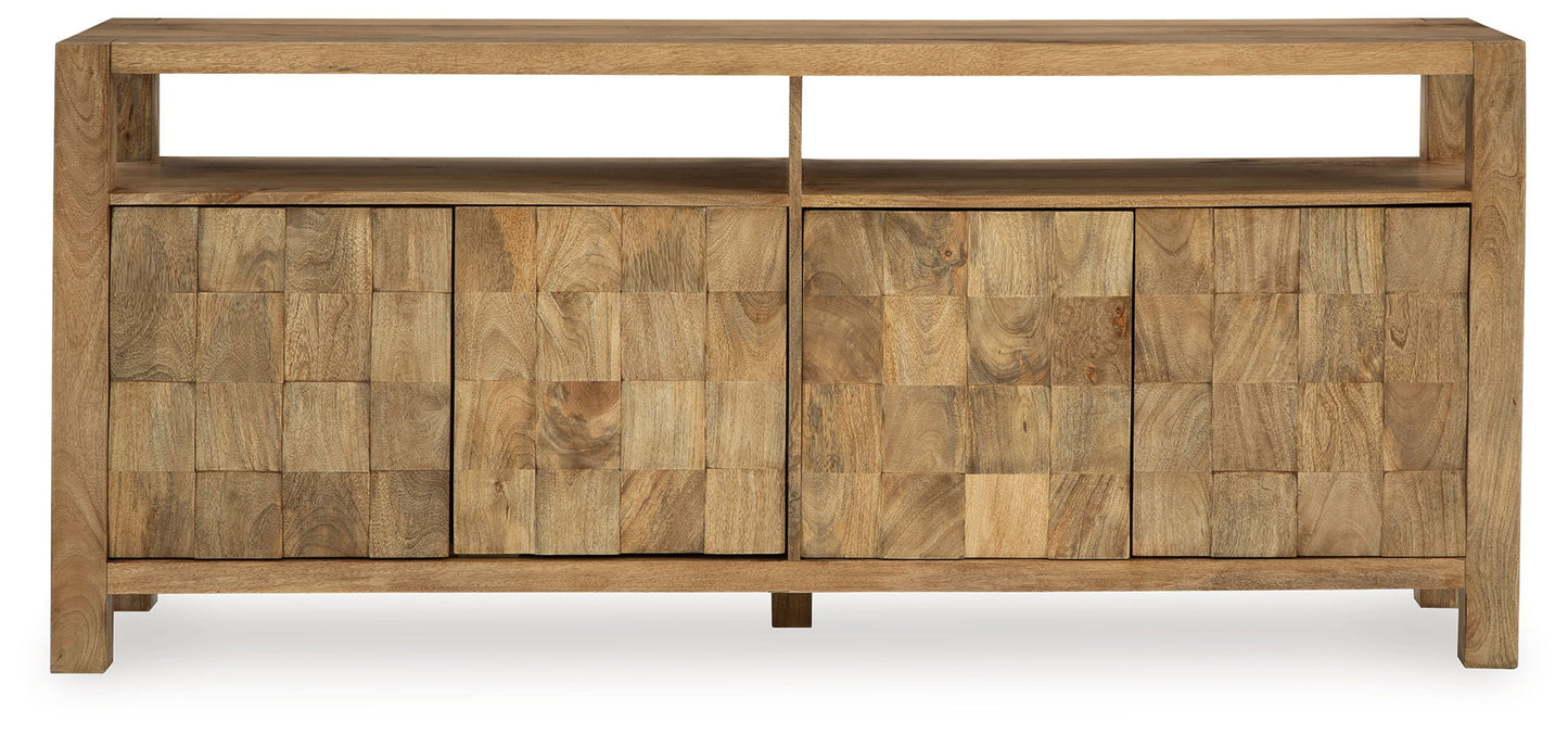Hudwick - Accent Cabinet - Natural Brown