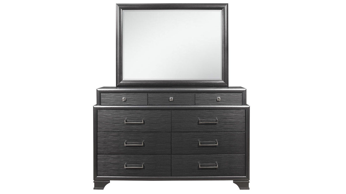 Jordyn - 5 Piece Queen Bedroom Set - Gray