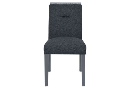 Monaco - 5 Piece Dining Room Set (Dining Table And Four Dining Chairs) - Dark Gray
