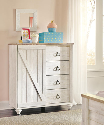 Willowton - Dressing Chest - Whitewash