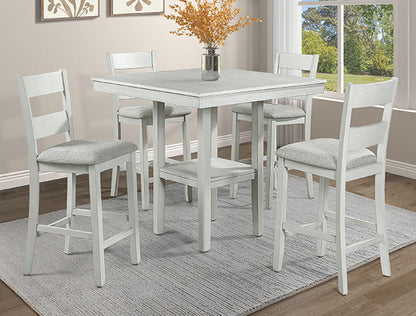 LESTER 5-PK CT HT TBL SET DRIFTWOOD