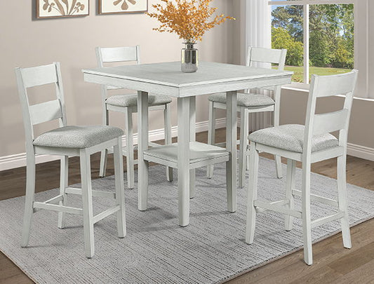 LESTER 5-PK CT HT TBL SET DRIFTWOOD