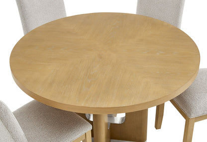 D3124 - 7 Piece Dining Room Set (D3124 Dining Table And 6 D1248 Dining Chairs) - Natural
