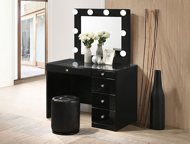 Morgan Black Vanity
