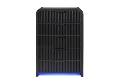 Beckett - Chest With LED - Black / White